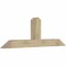 Ekena Millwork Portland Rough Sawn Timber Gable Bracket, Douglas Fir, 72"W x 24"H x 6"D x 6"F, 8/12 Pitch GBW072X24X0606POR00RDF - alternate 5